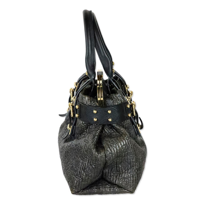 Louis Vuitton Limited Edition Black Monogram Motard Bike Bag