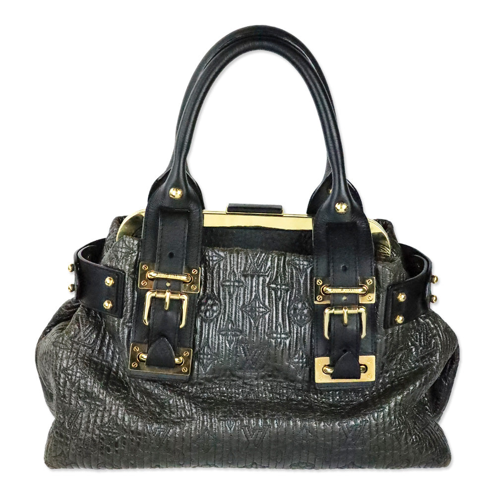 Louis Vuitton Limited Edition Black Monogram Motard Bike Bag