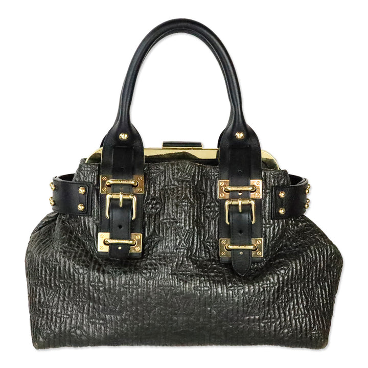 Louis Vuitton Limited Edition Black Monogram Motard Bike Bag