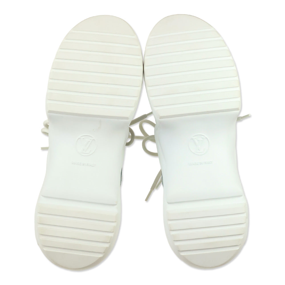 Louis Vuitton White/Blue/Gris Calfskin Technical Nylon LV Archlight Sneaker