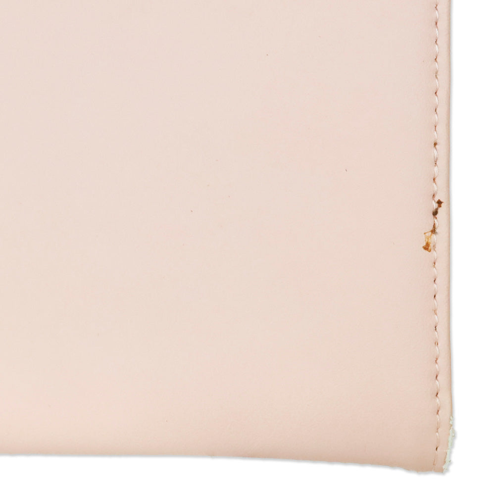 Love Moschino Logo Pink Leather Zip Bofild Wallet