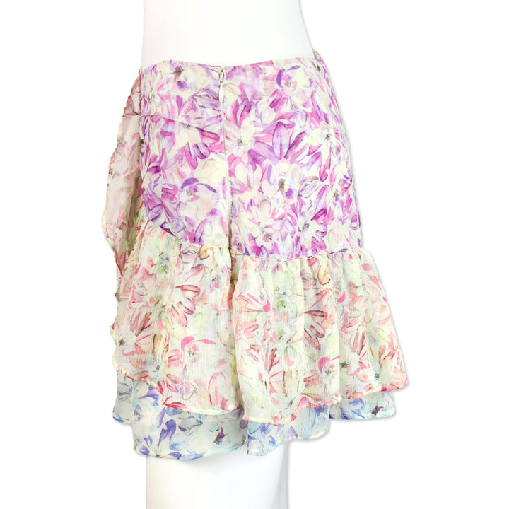 LoveShackFancy Sweet Kisses Rhodes Silk Skirt
