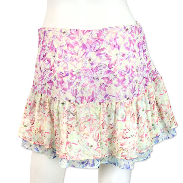 LoveShackFancy Sweet Kisses Rhodes Silk Skirt