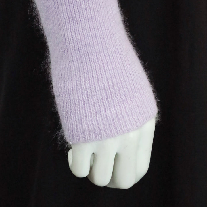 LoveShackFancy Lavender Adeanne Fitted Cashmere Cardigan