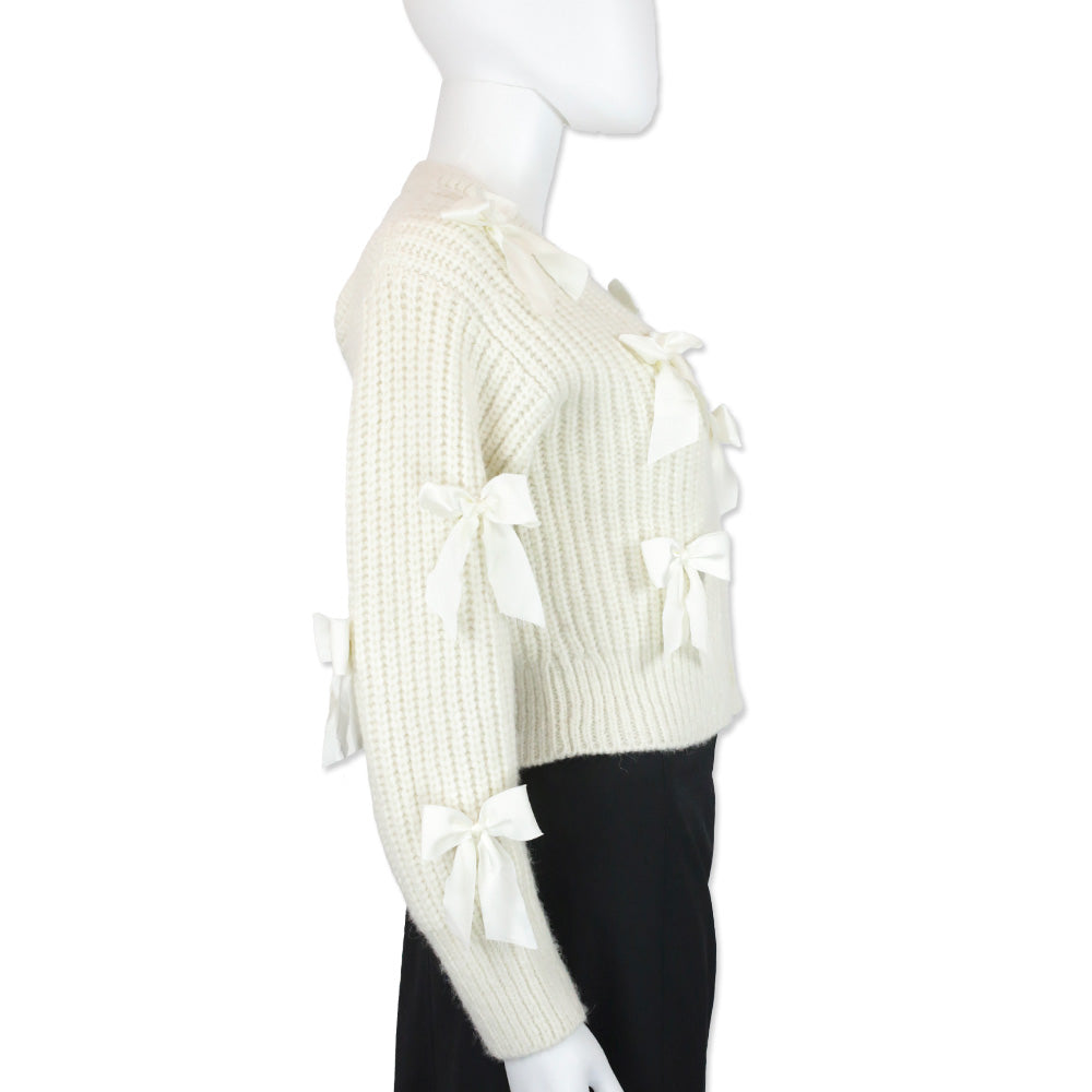 Loveshackfancy Snow Alpaca Knit Ashtan Cardigan