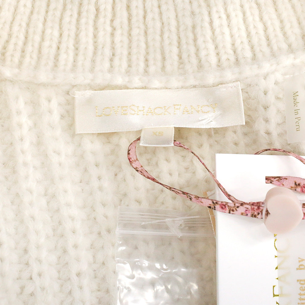 Loveshackfancy Snow Alpaca Knit Ashtan Cardigan