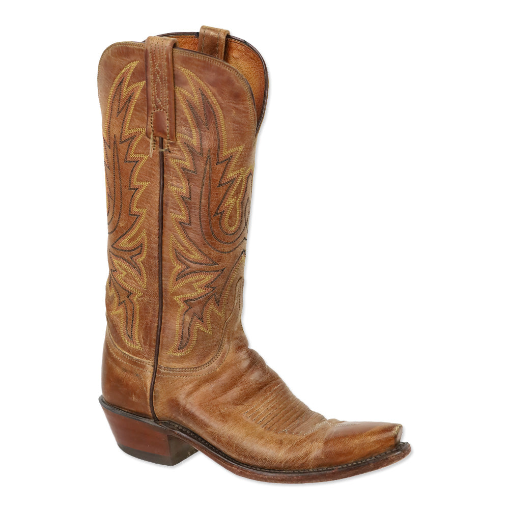Lucchese Savannah Tan Leather Western Boot