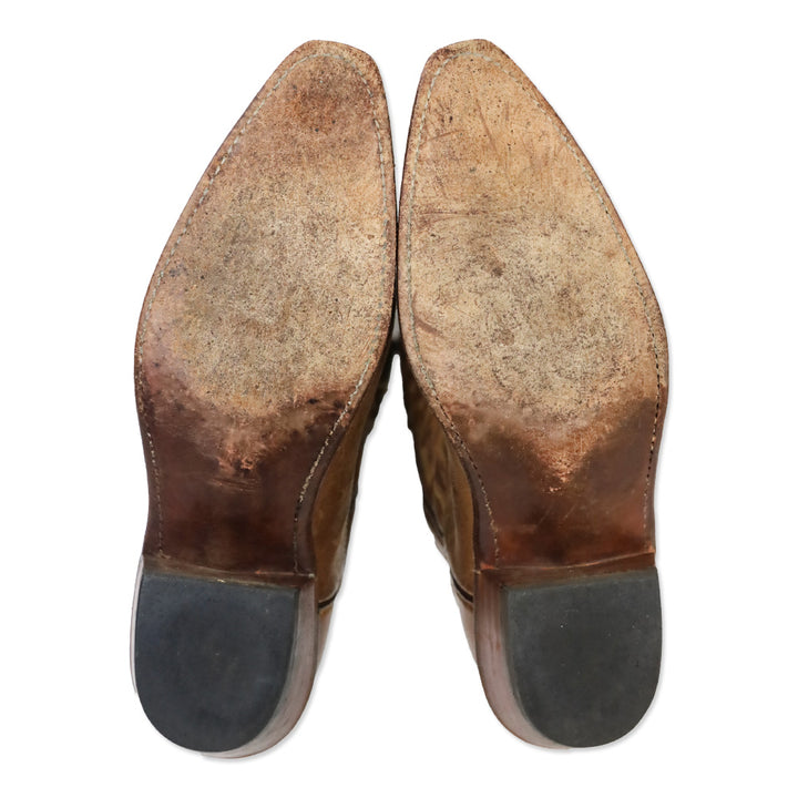 Lucchese Savannah Tan Leather Western Boot
