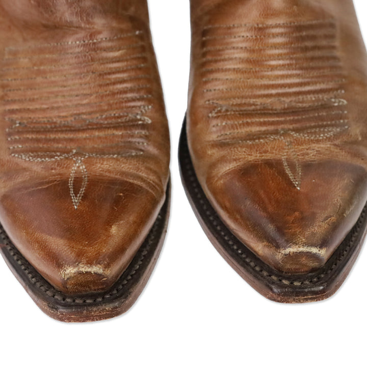 Lucchese Savannah Tan Leather Western Boot
