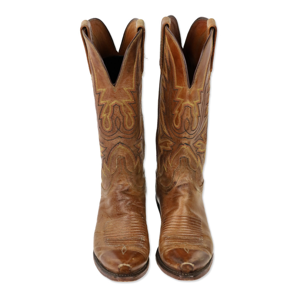 Lucchese Savannah Tan Leather Western Boot