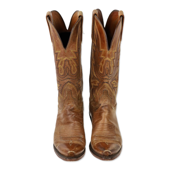 Lucchese Savannah Tan Leather Western Boot