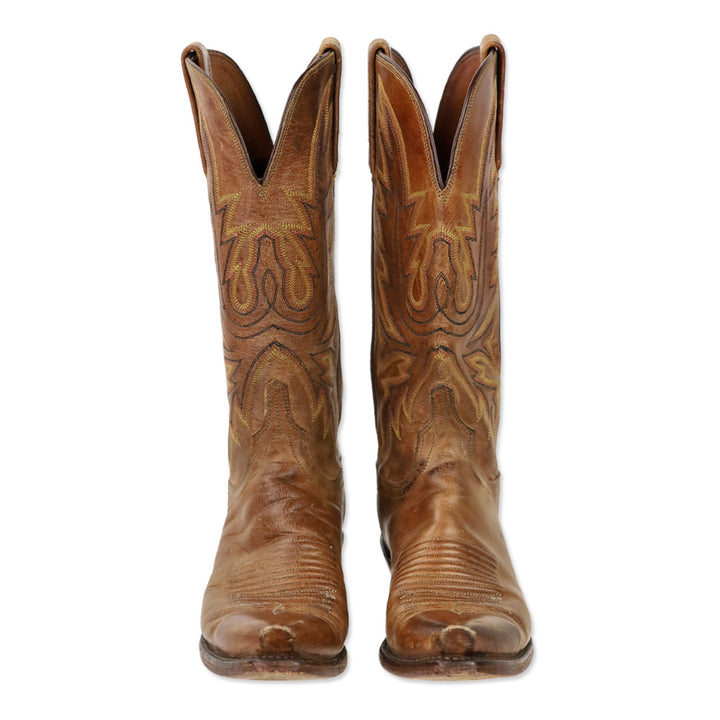 Lucchese Savannah Tan Leather Western Boot