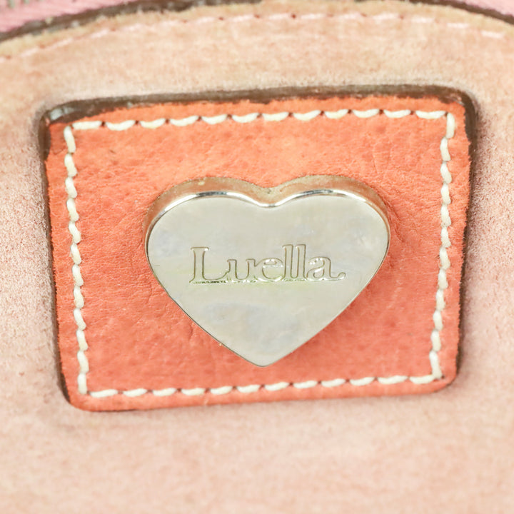 Luella Brick Leather Daria Tote Bag