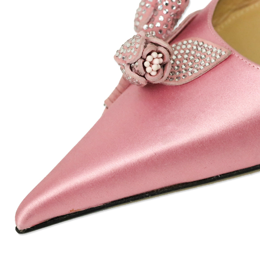 MACH and MACH Pink Wonder Tulip 100MM Slingbacks Pumps