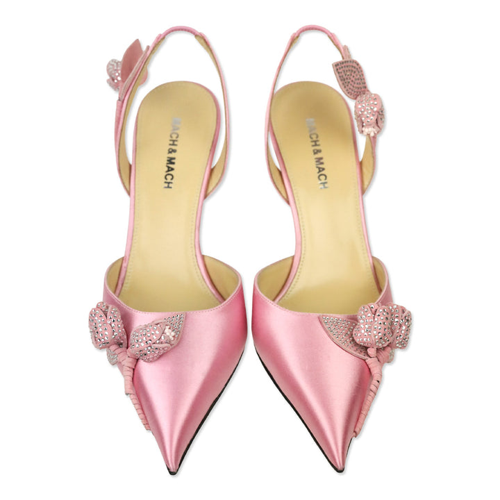 MACH and MACH Pink Wonder Tulip 100MM Slingbacks Pumps