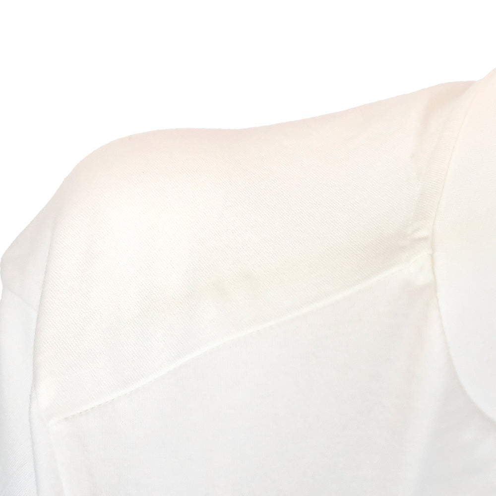 MCM White Checkerboard Monogram Print Cotton T-Shirt