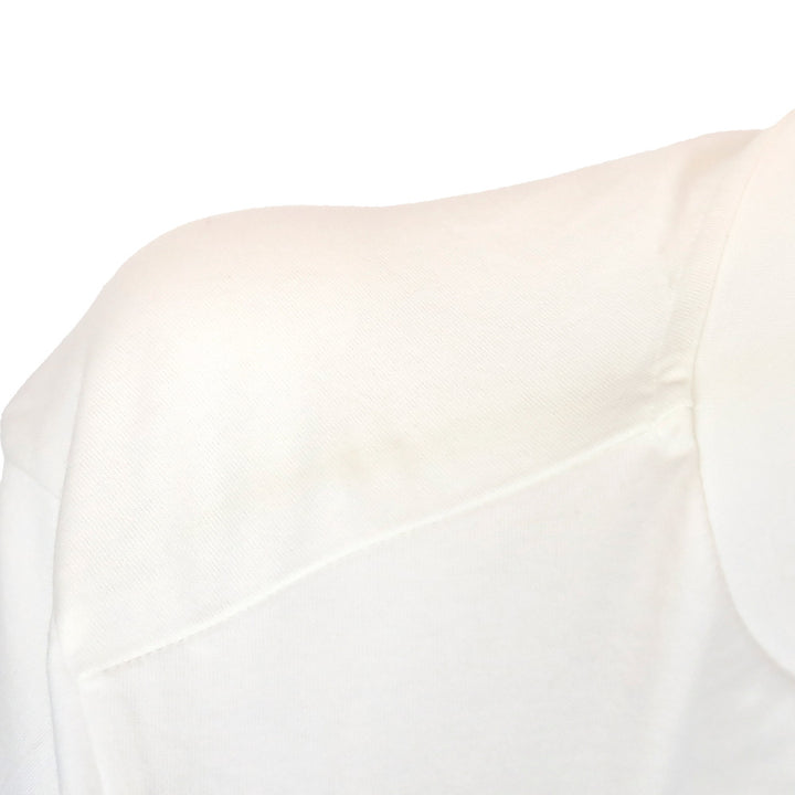 MCM White Checkerboard Monogram Print Cotton T-Shirt