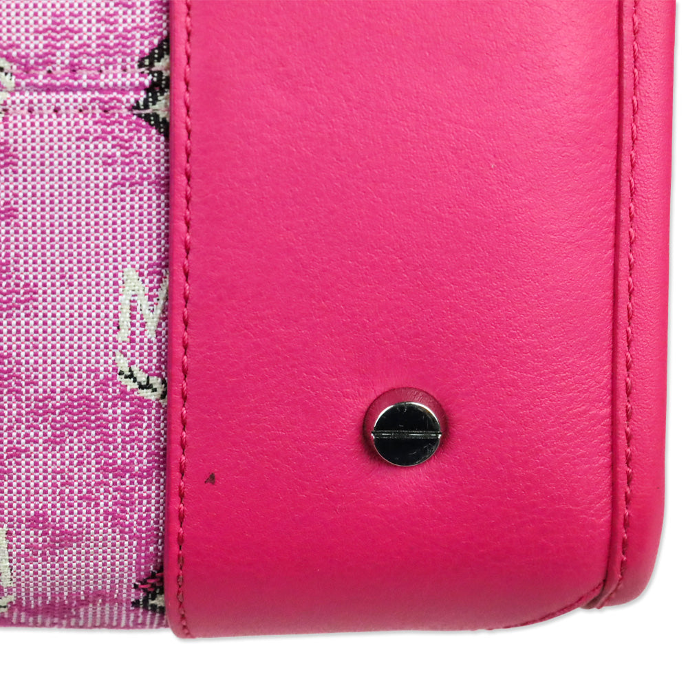 MCM Worldwide Pink Monogram München Tote Bag