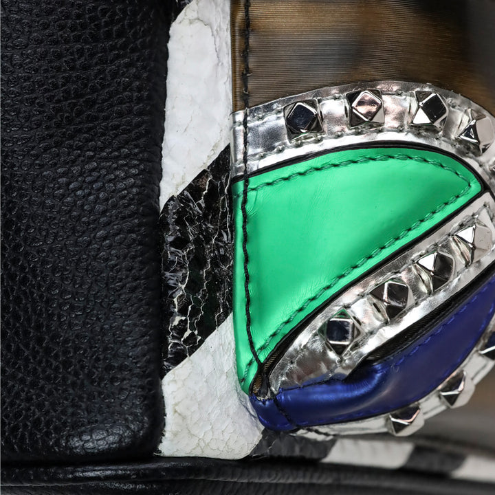 MCM X-Mini Stark Striped Roboter Mixed-Media Backpack