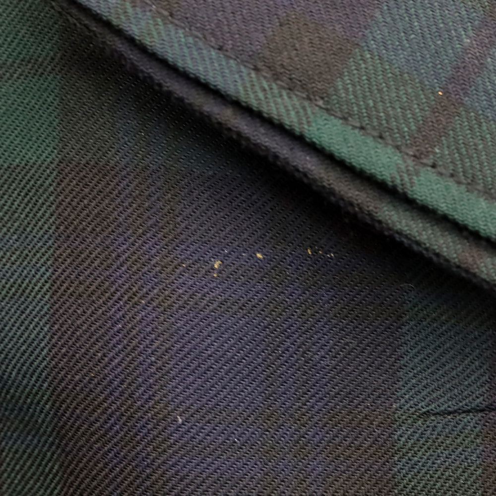 MCQ Alexander McQueen Black Watch Tartan Single-Breasted Peacoat