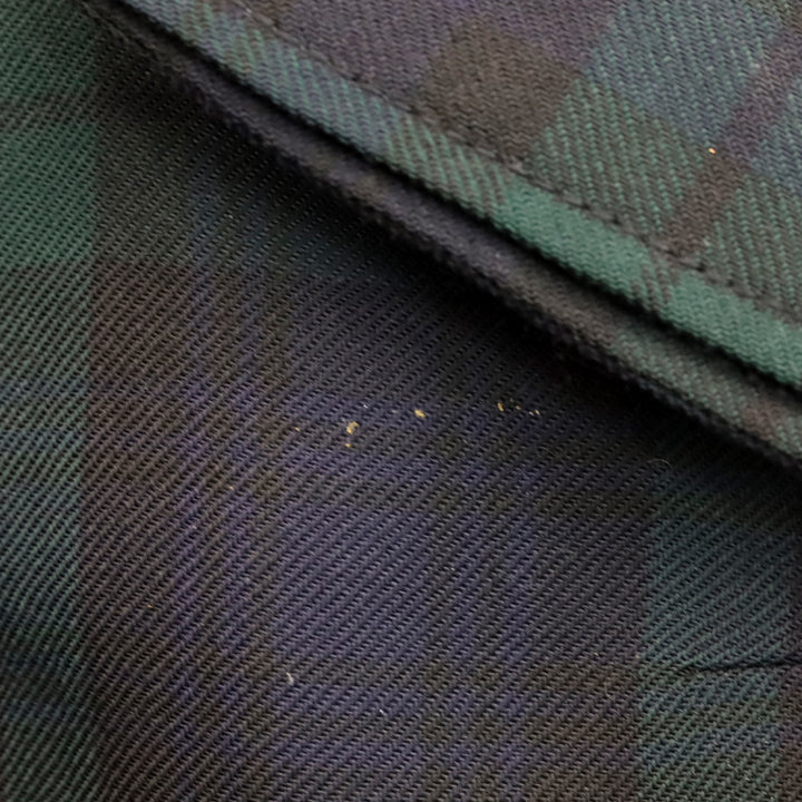 MCQ Alexander McQueen Black Watch Tartan Single-Breasted Peacoat