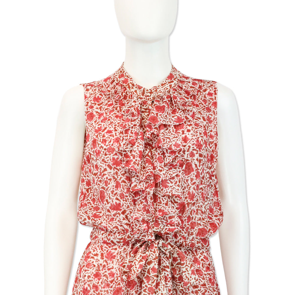 MISA Los Angeles Eba Ruffled Mini Dress