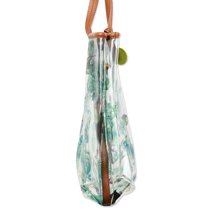 M Missoni Fish Print PVC Tote