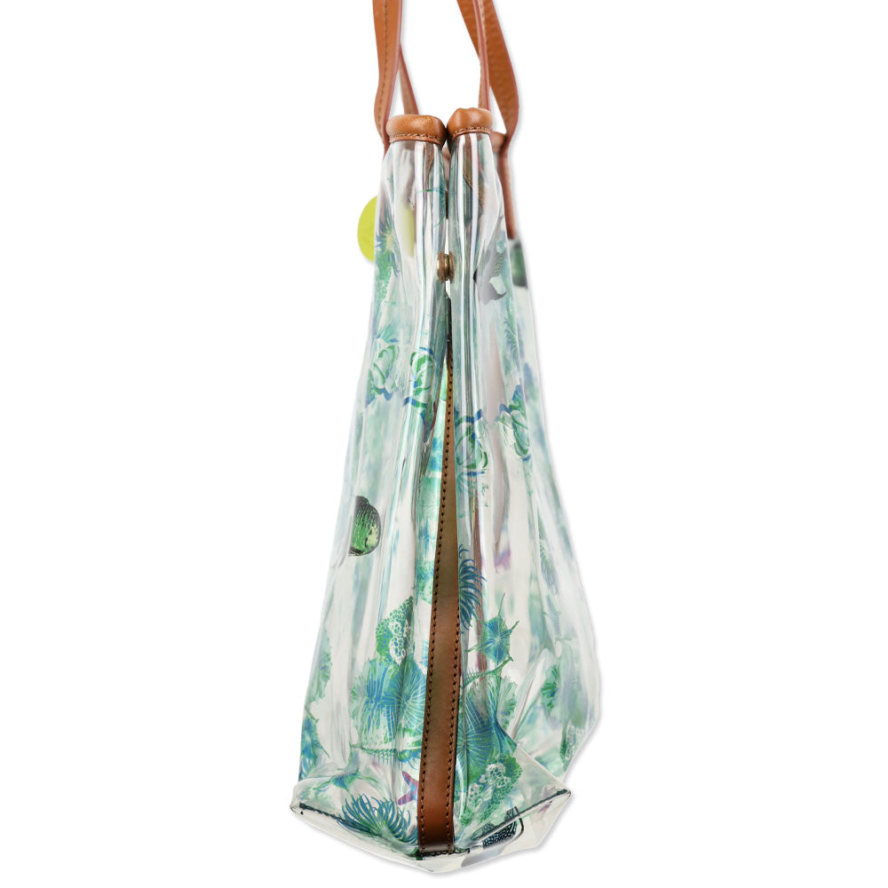M Missoni Fish Print PVC Tote