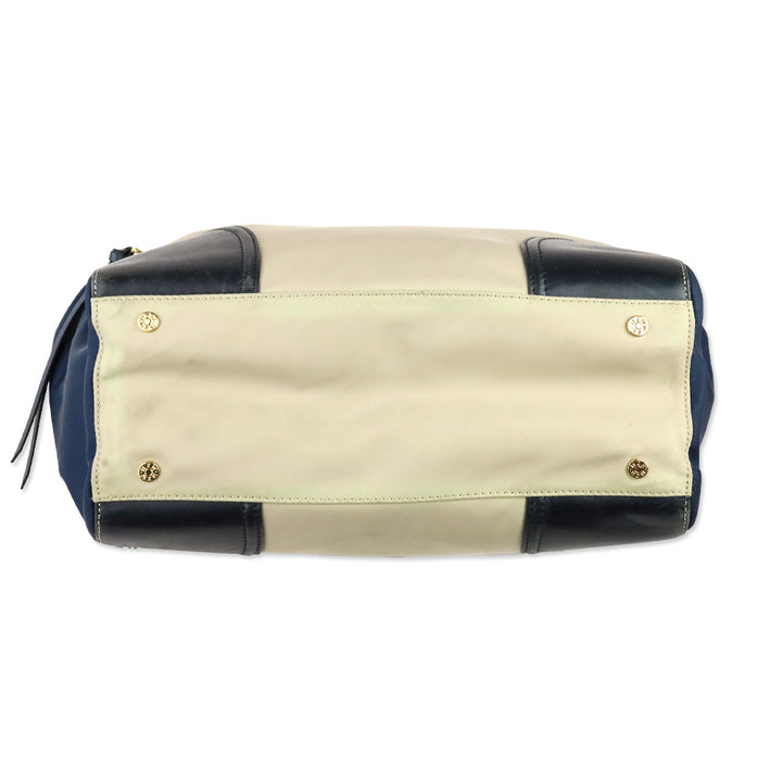 MZ Wallace Beige/Navy Markham Tote Bag