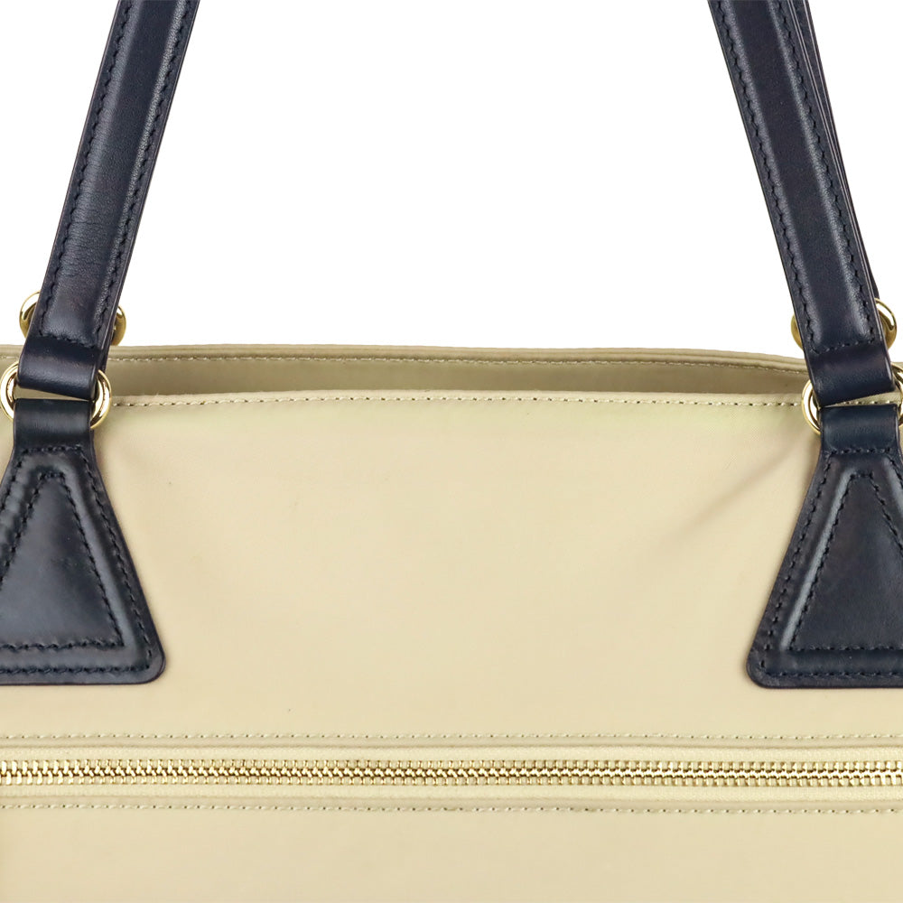MZ Wallace Beige/Navy Markham Tote Bag