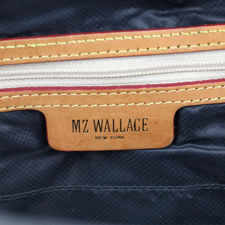 MZ Wallace Black Lacquer Quilted Nylon Small Backpack