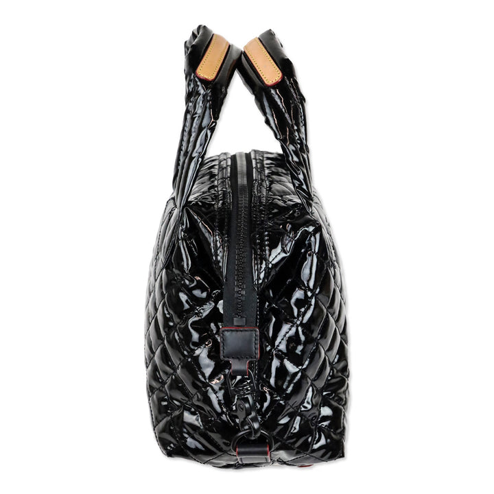 MZ Wallace Black Lacquer Small Sutton Deluxe