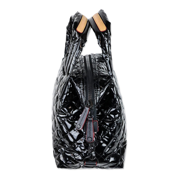 MZ Wallace Black Lacquer Small Sutton Deluxe