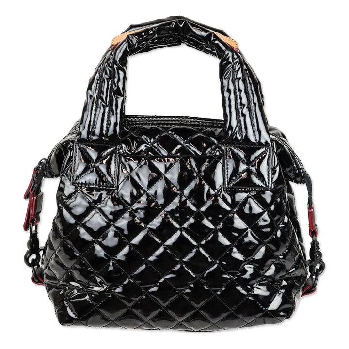 MZ Wallace Black Lacquer Small Sutton Deluxe