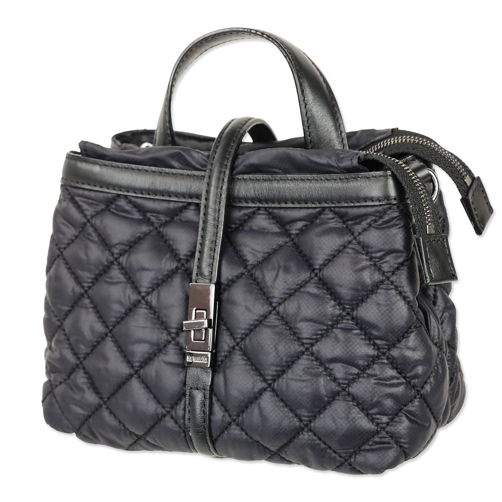 MZ Wallace Black Mini Astor Top Handle