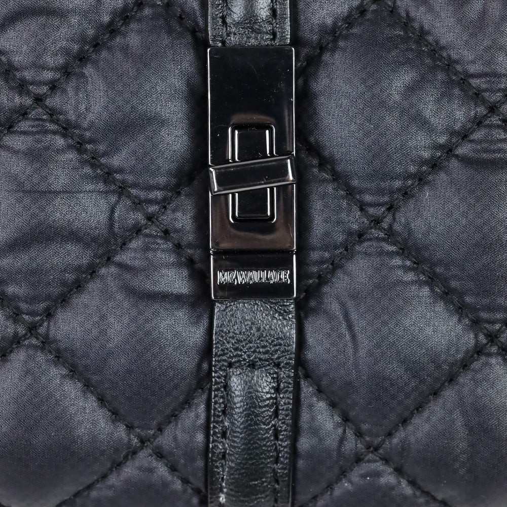 MZ Wallace Black Mini Astor Top Handle