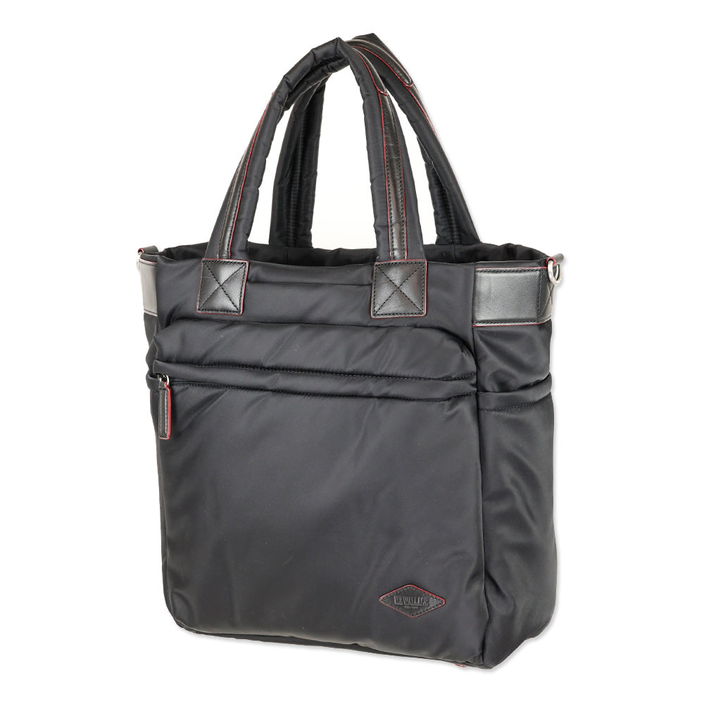 MZ Wallace Black Nylon Bleeker Tote
