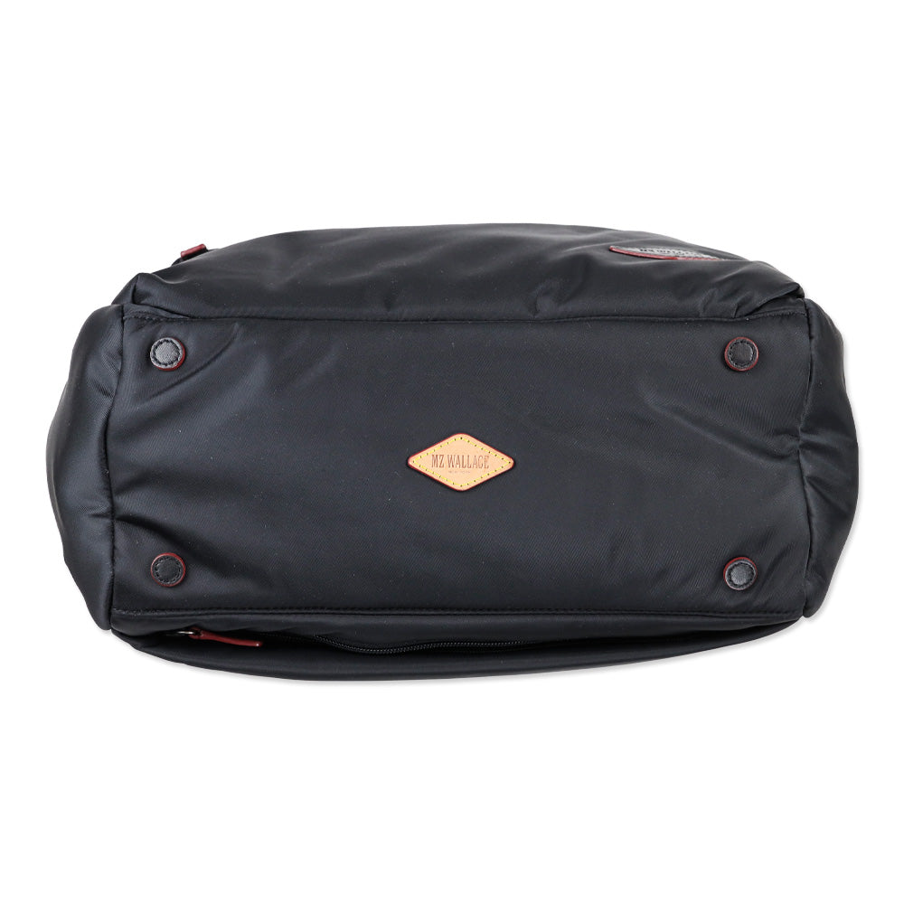 MZ Wallace Black Nylon Bleeker Tote