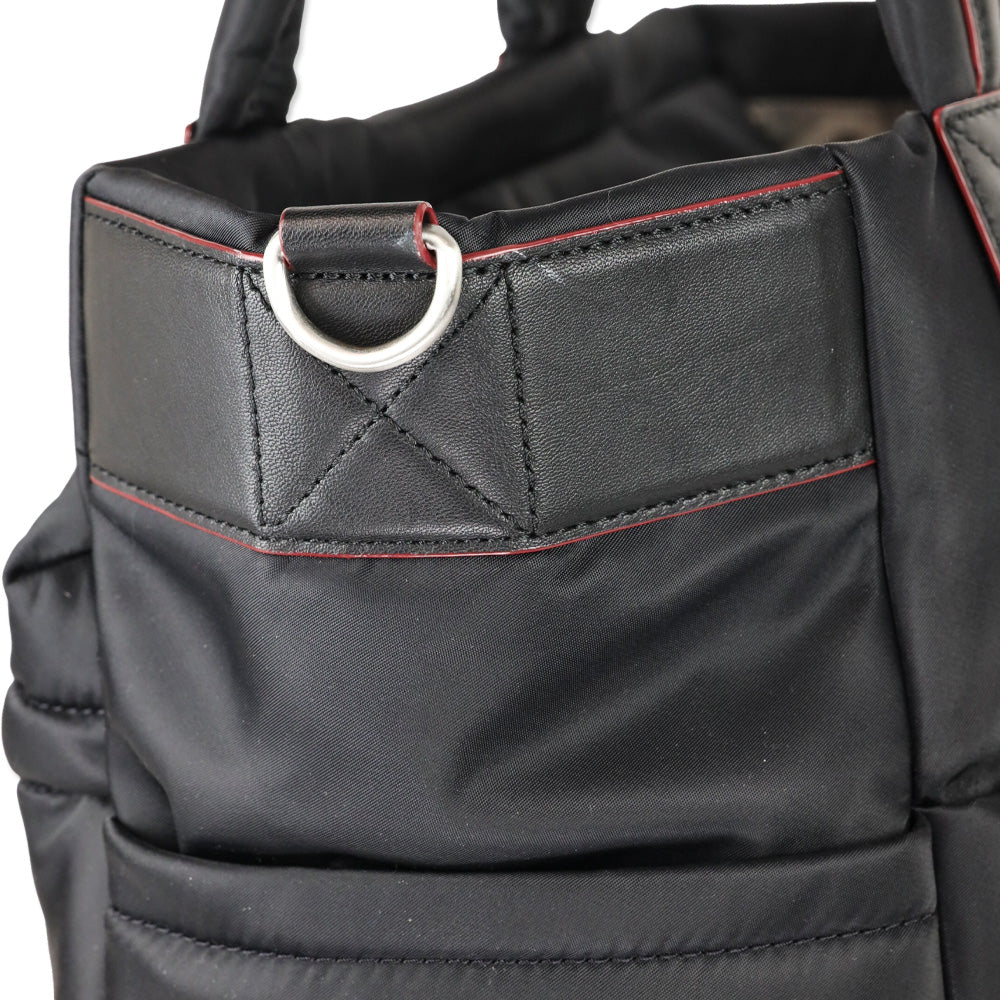 MZ Wallace Black Nylon Bleeker Tote