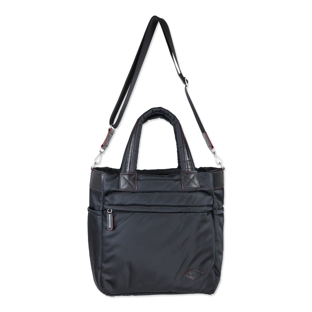 MZ Wallace Black Nylon Bleeker Tote