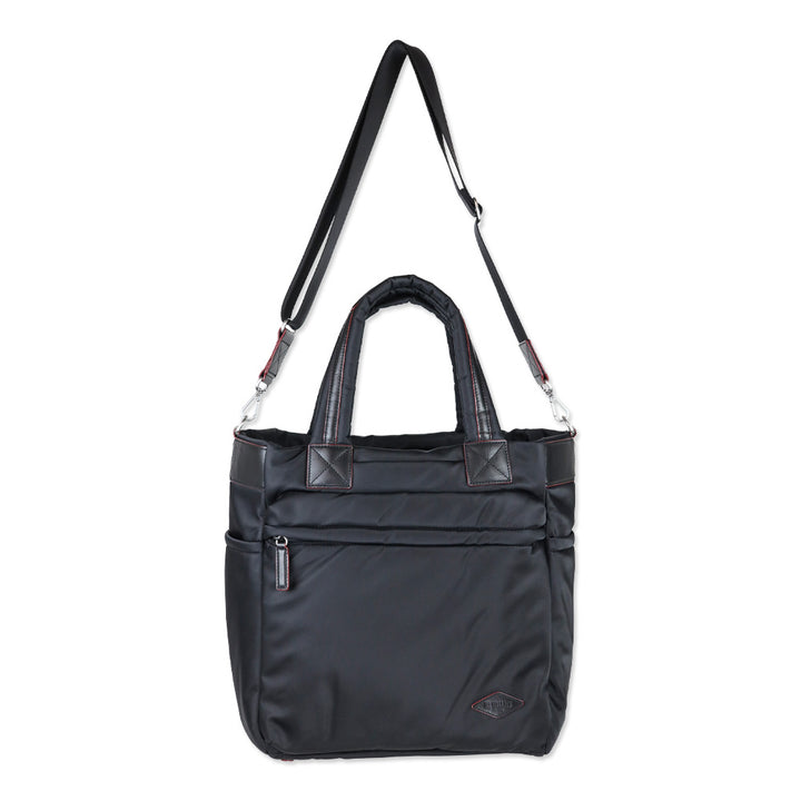 MZ Wallace Black Nylon Bleeker Tote