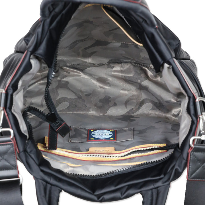 MZ Wallace Black Nylon Bleeker Tote