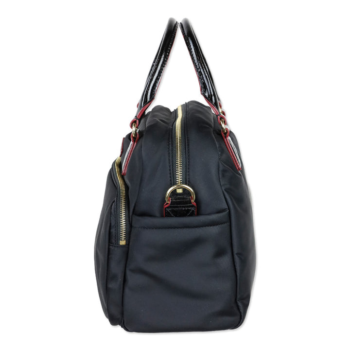 MZ Wallace Black Nylon Gramercy Satchel