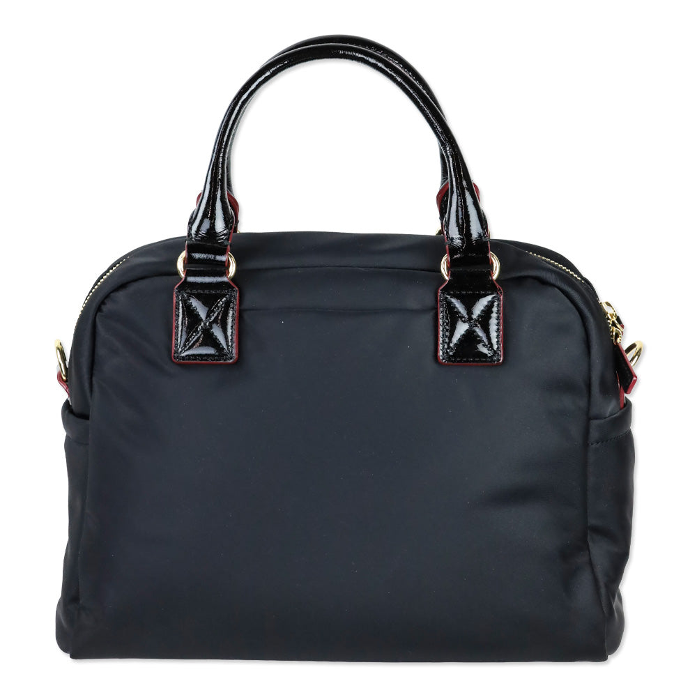 MZ Wallace Black Nylon Gramercy Satchel
