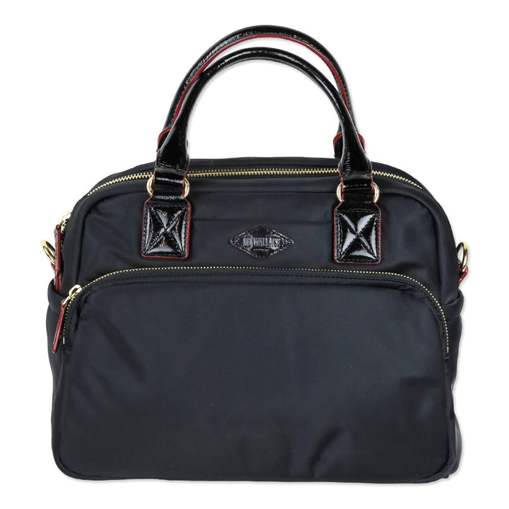 MZ Wallace Black Nylon Gramercy Satchel
