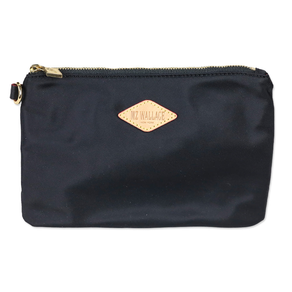 MZ Wallace Black Nylon Gramercy Satchel