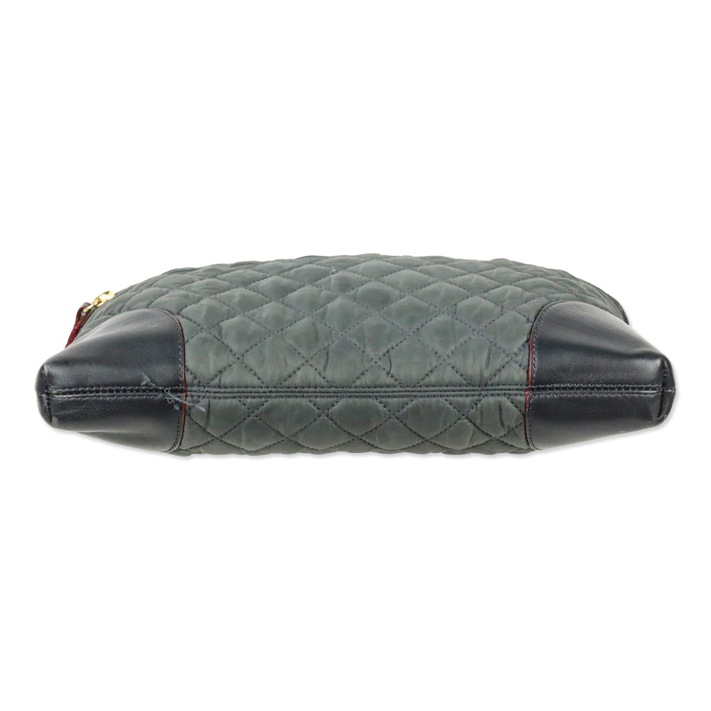 MZ Wallace Black Quilted Nylon Crosby Crossbody Bag