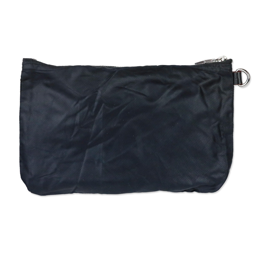 MZ Wallace Black Quilted Nylon Leather Trim Medium Crosby Tote