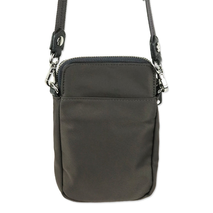 MZ Wallace Grey Nylon Micro Crosby Crossbody bag