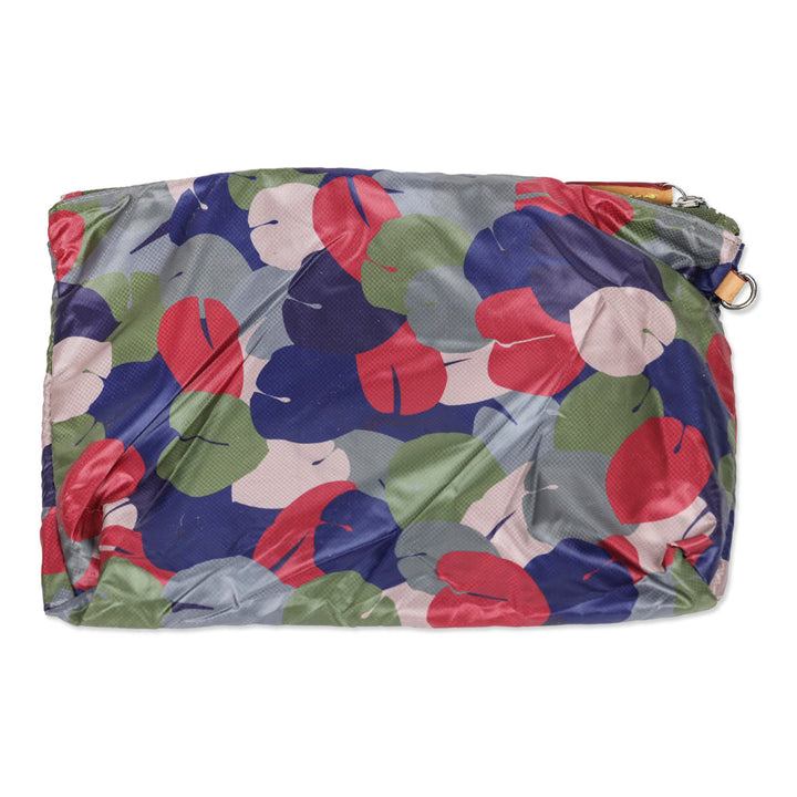 MZ Wallace Leaf Print Quilted Nylon Medium Metro Tote